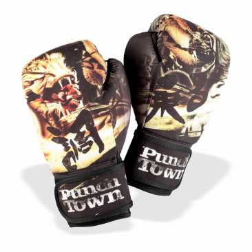 PunchTown боксерские тренировочные детские перчатки черные The Balance Washable в интернет-магазине VersusBox.ru