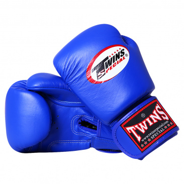 Перчатки боксерские Twins BGVL-3 синие в интернет-магазине VersusBox.ru
