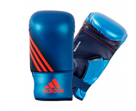 Перчатки снарядные adidas Speed 100 сине-оранжевые в интернет-магазине VersusBox.ru