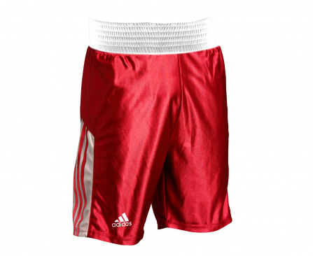 Шорты боксерские Adidas Amateur Boxing Shorts красные в интернет-магазине VersusBox.ru