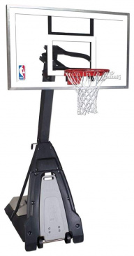 Баскетбольная стойка мобильная, стекло Spalding Nba THE BEAST PORTABLE 60" в интернет-магазине VersusBox.ru