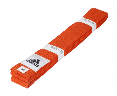 Пояс для единоборств adidas Club оранжевый в интернет-магазине VersusBox.ru