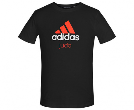 Футболка детская adidas Community T-Shirt Judo Kids черно-оранжевый в интернет-магазине VersusBox.ru