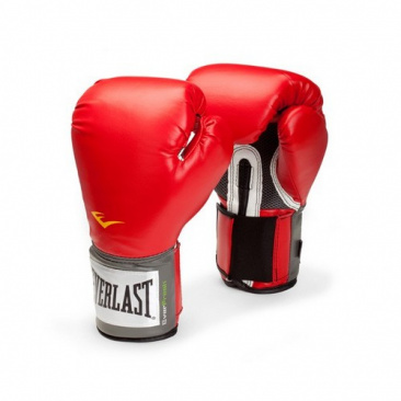 Боксерские перчатки Everlast тренировочные Pu Pro Style Anti-Mb красные в интернет-магазине VersusBox.ru