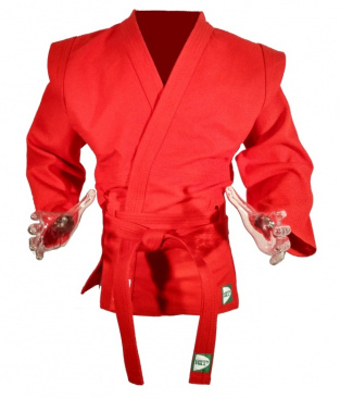  Куртка САМБО «Мастер» FIAS Approved (Лицензия FIAS) красная  в интернет-магазине VersusBox.ru