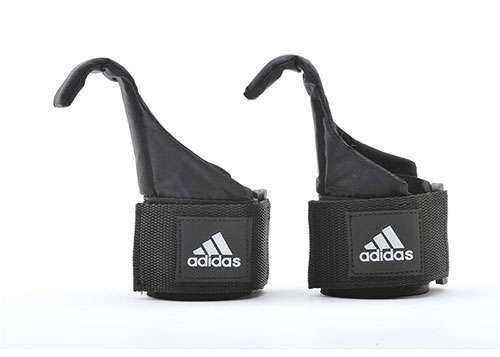 Ремень для тяги с крюком Hook Lifting Straps Adidas черный в интернет-магазине VersusBox.ru