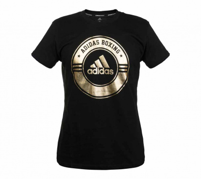 Футболка Combat Sport T-Shirt Boxing черно-золотая в интернет-магазине VersusBox.ru