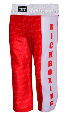 Кикбоксёрские брюки KIDS L 145-154см 12 лет красные в интернет-магазине VersusBox.ru