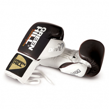 Перчатки боксерские Green Hill DOVE черно-белые в интернет-магазине VersusBox.ru