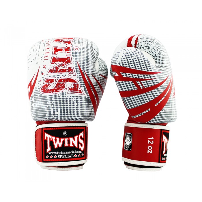 Купить боксерские перчатки twins fbgvl3-tw5 fancy boxing gloves бело-красные по цене 11 990 ₽ в магазине VersusBox.ru