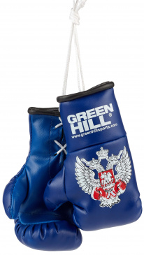  Сувенирные боксерские перчатки Федерация Бокса России синие в интернет-магазине VersusBox.ru