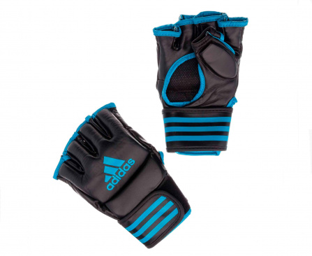 Перчатки для смешанных единоборств adidas Competition Training черно-синие в интернет-магазине VersusBox.ru
