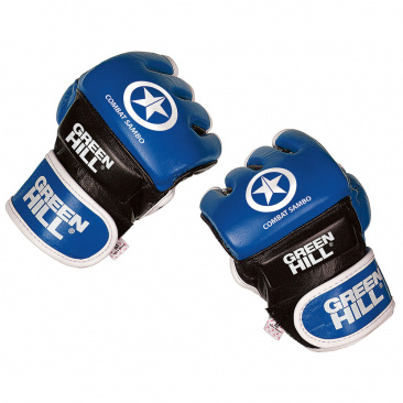 Перчатки MMA  COMBATAMBO Green Hill синие в интернет-магазине VersusBox.ru
