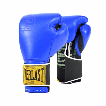 Боксерские перчатки Everlast тренировочные 1910 Classic синие в интернет-магазине VersusBox.ru