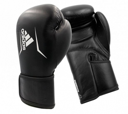 Перчатки боксерские adidas Speed 175 черно-белые в интернет-магазине VersusBox.ru