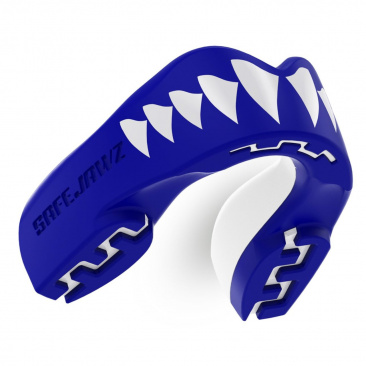 SafeJawz капа одночелюстная синяя (челюсть акулы)  Extro Shark в интернет-магазине VersusBox.ru