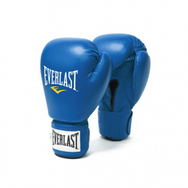 Боксерские перчатки Everlast Amateur Cometition Pu для любительского бокса синие в интернет-магазине VersusBox.ru