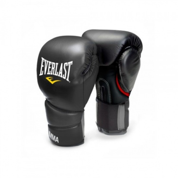 Боксерские перчатки Everlast Protex2 Muay Thai черные в интернет-магазине VersusBox.ru