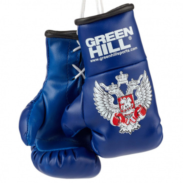 Сувенирные боксерские перчатки Федерация Бокса России синие в интернет-магазине VersusBox.ru