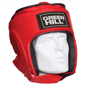 Кикбоксерский шлем Green Hill Pro красный в интернет-магазине VersusBox.ru