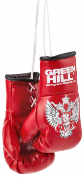  Сувенирные боксерские перчатки Федерация Бокса России красные в интернет-магазине VersusBox.ru