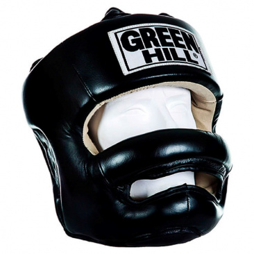 Боксёрский шлем Green Hill Professional черный в интернет-магазине VersusBox.ru
