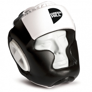 Боксёрский шлем Green Hill Poise чёрно-белый в интернет-магазине VersusBox.ru