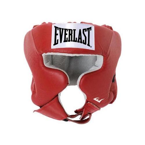 Шлем с защитой щек USA Boxing Cheek L красн. в интернет-магазине VersusBox.ru
