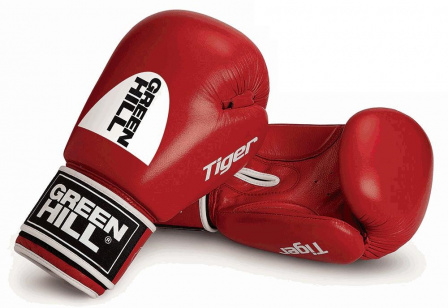 Боксерские перчатки TIGER одобренные AIBA 2017 красные в интернет-магазине VersusBox.ru