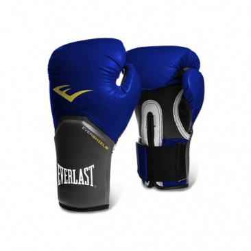 Боксерские перчатки Everlast тренировочные Pro Style Elite синие в интернет-магазине VersusBox.ru