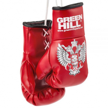 Сувенирные боксерские перчатки Федерация Бокса России красные в интернет-магазине VersusBox.ru