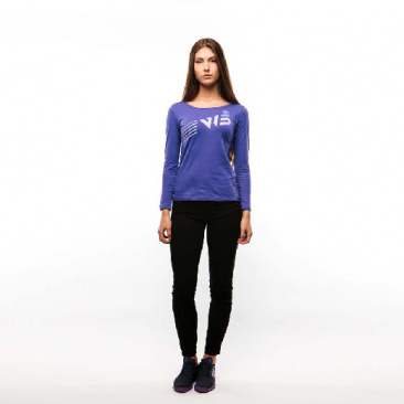 Футболка с длинным рукавом жен.Фиолетовый,Cotton 95%Lycra 5% в интернет-магазине VersusBox.ru