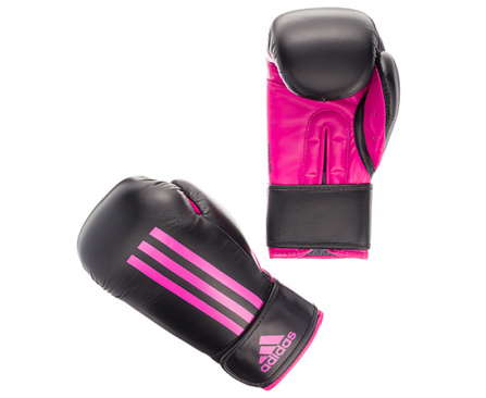 Перчатки боксерские adidas Energy 100 черно-розовые в интернет-магазине VersusBox.ru
