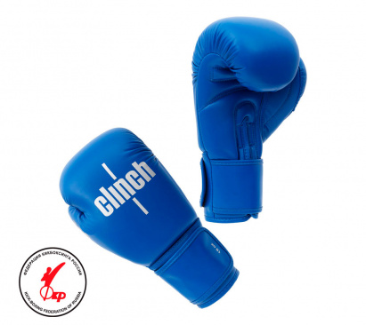 Перчатки боксерские  Clinch Olimp синие в интернет-магазине VersusBox.ru