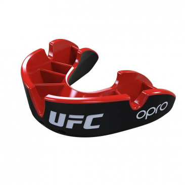 UFC Капа одночелюстная черно- красная Opro Junior  в интернет-магазине VersusBox.ru