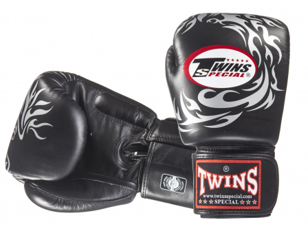 Перчатки боксерские Twins fbgvl3-33 черные в интернет-магазине VersusBox.ru