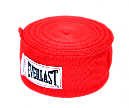 Бинты Everlast красные в интернет-магазине VersusBox.ru
