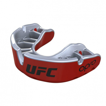 UFC Капа одночелюстная красно- серебристая Opro Junior в интернет-магазине VersusBox.ru