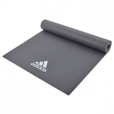 Тренировочный коврик (мат) для йоги Adidas темно-серый в интернет-магазине VersusBox.ru