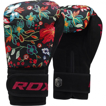 Боксерские перчатки RDX FL-3 FLORAL BLACK в интернет-магазине VersusBox.ru
