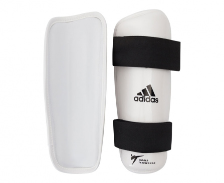 Защита голени для тхэквондо adidas Wt Shin Pad Protector белая в интернет-магазине VersusBox.ru