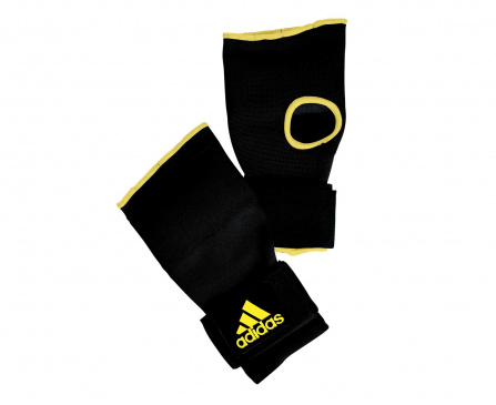 Внутренние перчатки adidas Super Inner Gloves черно-желтые в интернет-магазине VersusBox.ru