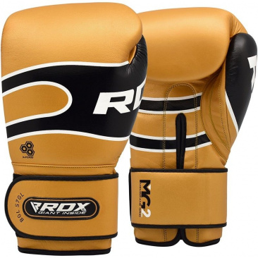 Боксерские тренировочные перчатки Rdx Pro S7 Golden в интернет-магазине VersusBox.ru