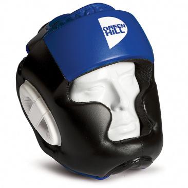 Боксёрский шлем Green Hill Poise чёрно-синий в интернет-магазине VersusBox.ru