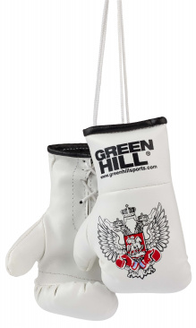 Сувенирные боксерские перчатки Федерация Бокса России белые в интернет-магазине VersusBox.ru