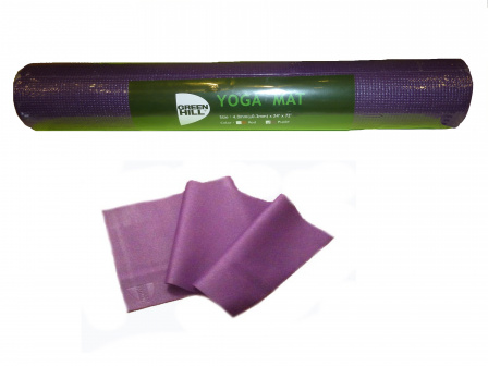 Мат для шейпинга (коврик для йоги) Green Hill фиолетовый  в интернет-магазине VersusBox.ru