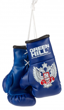Сувенирные боксерские перчатки Федерация Бокса России синие в интернет-магазине VersusBox.ru