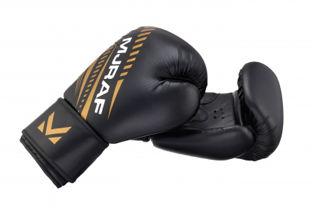 Боксерские перчатки MJRAF черные в интернет-магазине VersusBox.ru