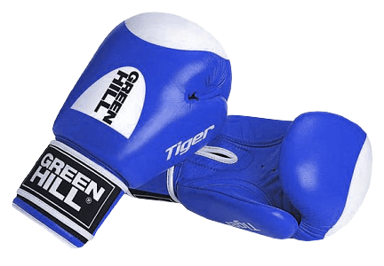 Боксерские Перчатки TIGER синие с таргетом с новым логотипом в интернет-магазине VersusBox.ru