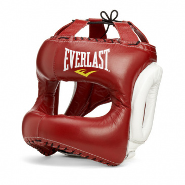 Шлем Everlast X Headgear красно-белый в интернет-магазине VersusBox.ru